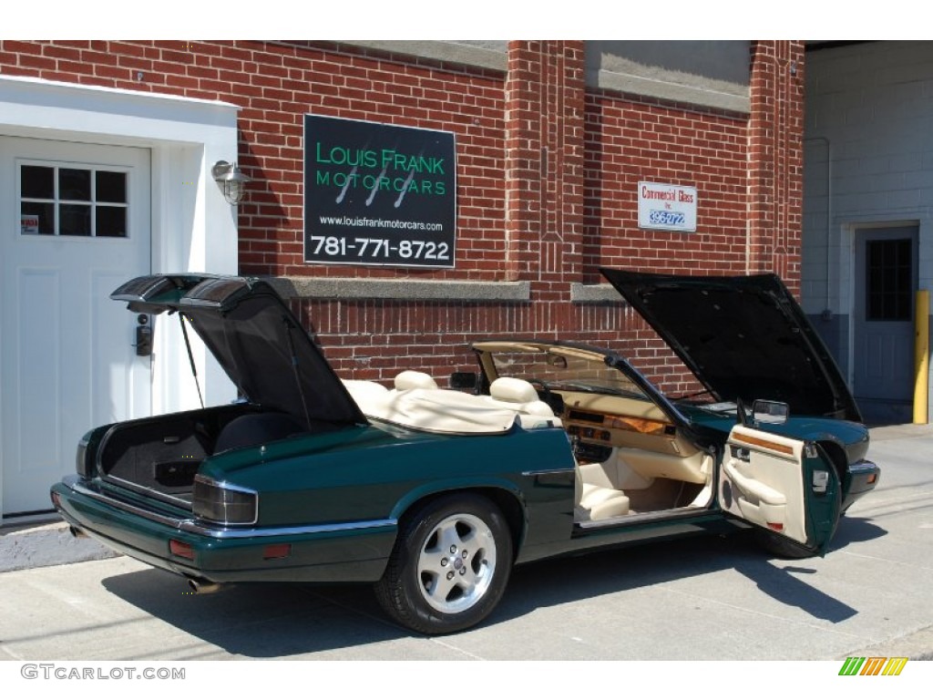 1995 XJ XJS Convertible - British Racing Green / Ivory photo #166