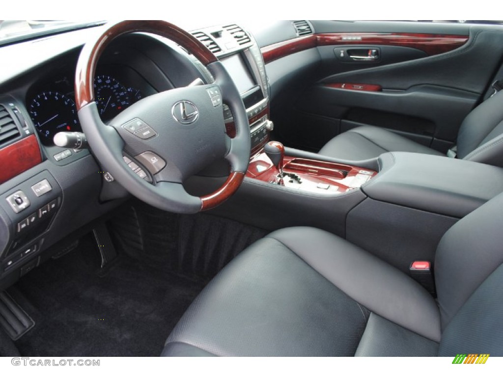 Black Interior 2010 Lexus LS 460 L Photo #80552415