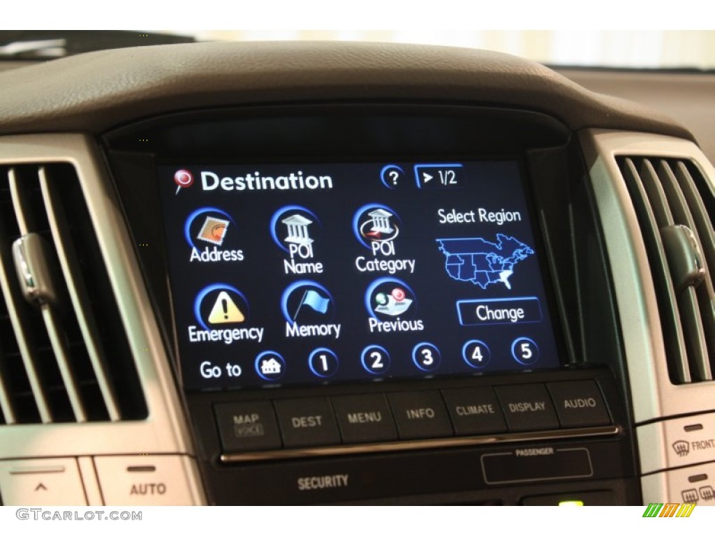 2008 Lexus RX 350 AWD Controls Photo #80552752