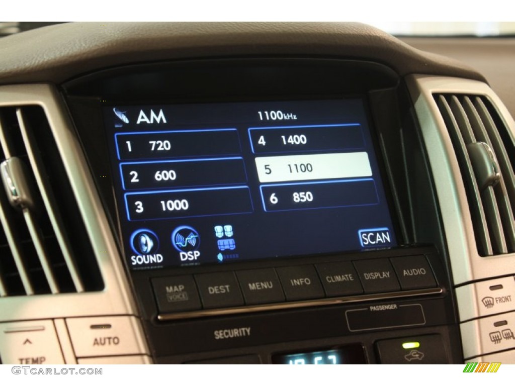 2008 Lexus RX 350 AWD Audio System Photo #80552866