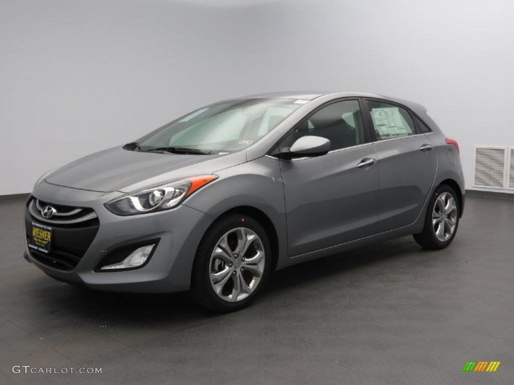 2013 Elantra GT - Titanium Gray Metallic / Black photo #1