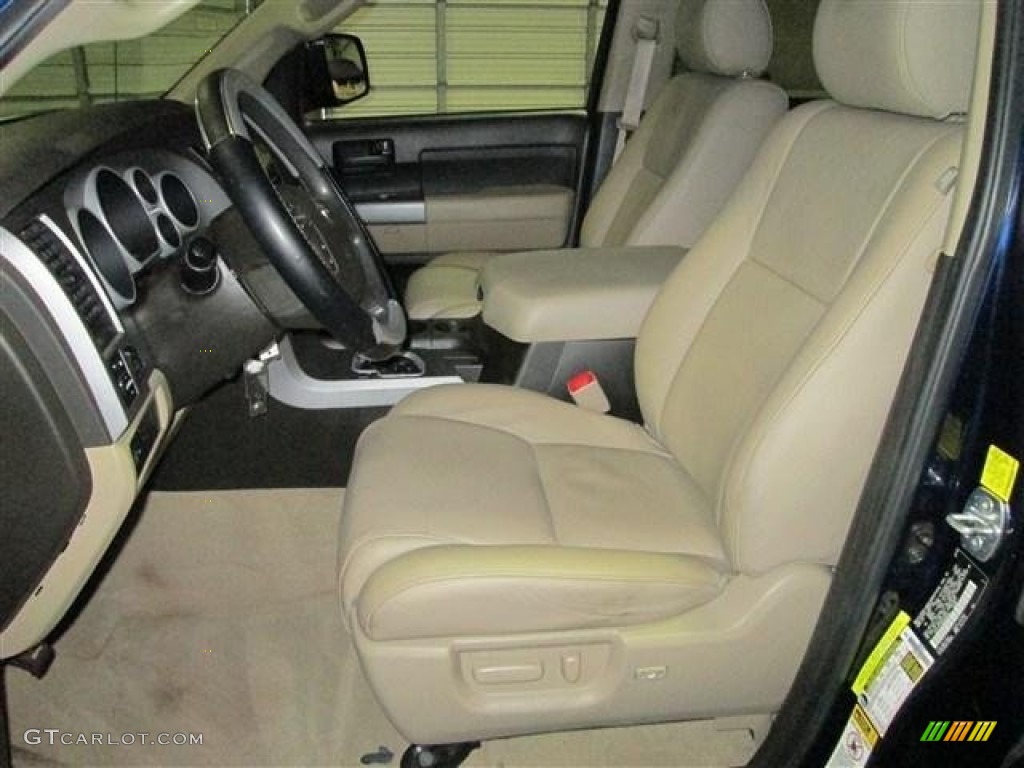 2010 Tundra SR5 CrewMax - Nautical Blue Metallic / Sand Beige photo #10