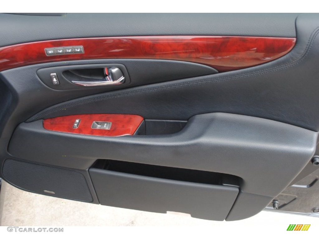 2010 Lexus LS 460 L Black Door Panel Photo #80553454