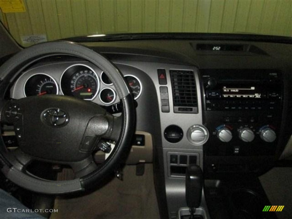 2010 Tundra SR5 CrewMax - Nautical Blue Metallic / Sand Beige photo #13