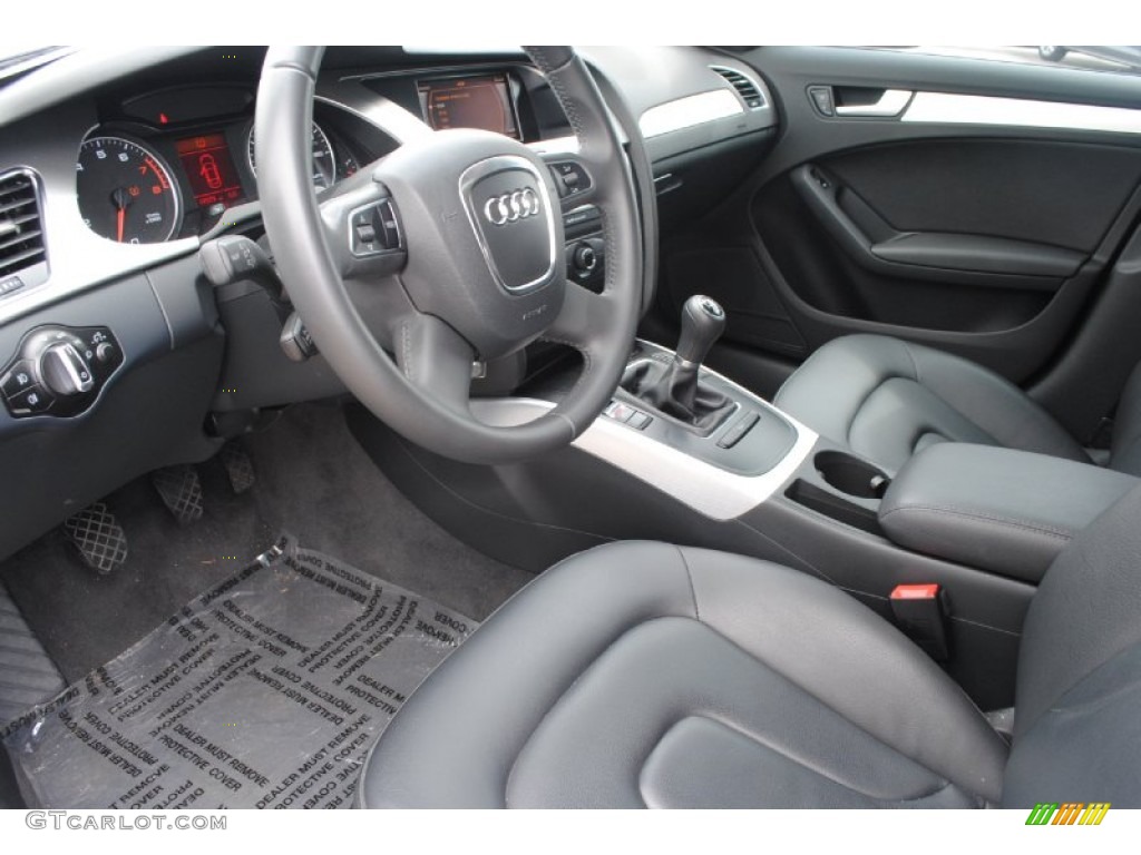 Black Interior 2011 Audi A4 2.0T quattro Sedan Photo #80553912