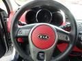Red/Black Sport Cloth 2011 Kia Soul Sport Steering Wheel
