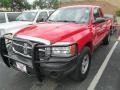 2007 Flame Red Dodge Dakota ST Club Cab  photo #5