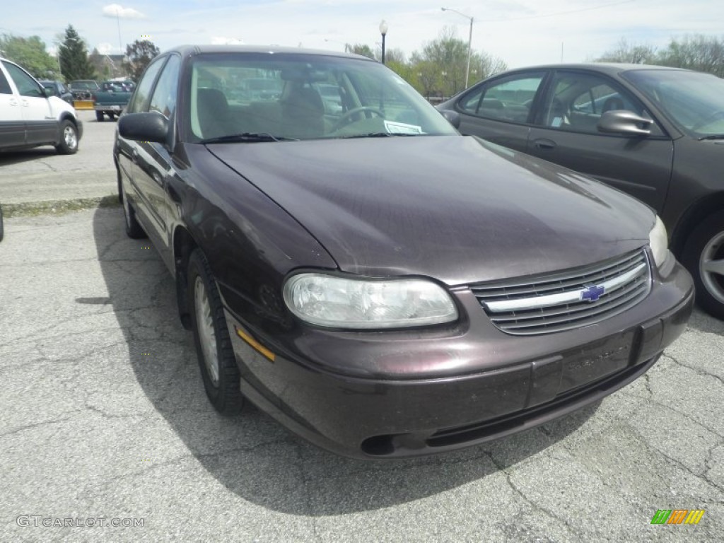 2000 Malibu Sedan - Dark Cherry Metallic / Gray photo #1