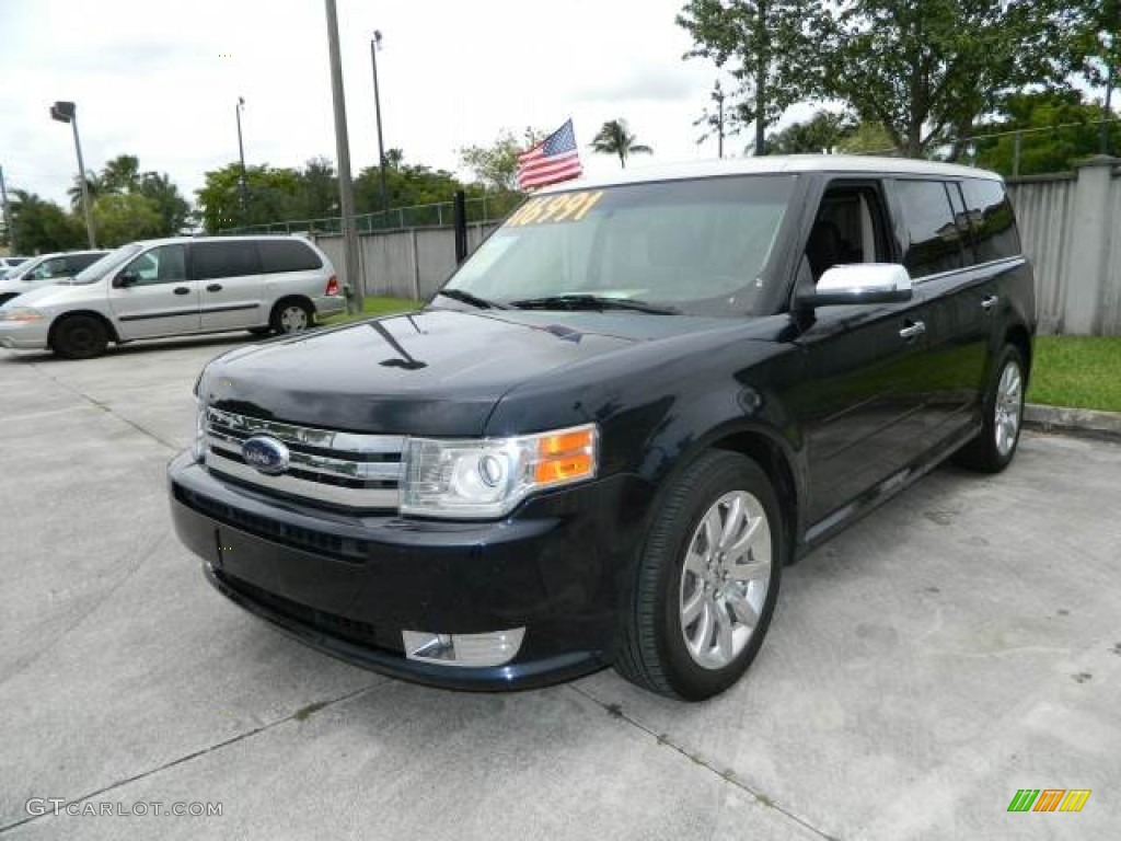 2009 Flex Limited - Dark Ink Blue Metallic / Charcoal Black photo #7