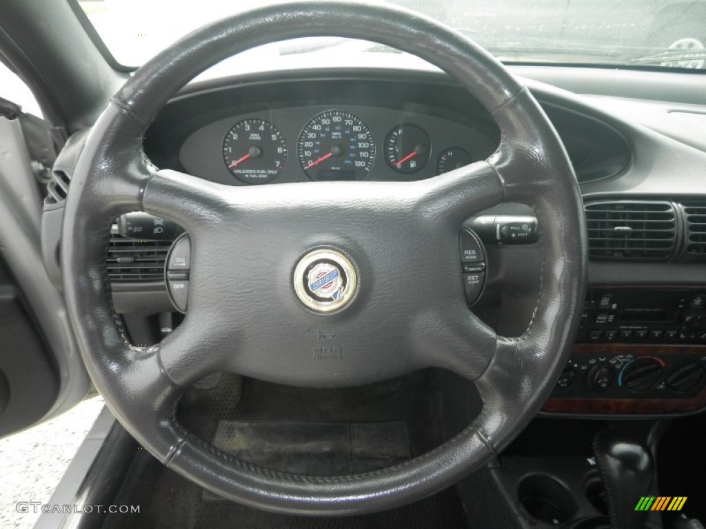 2000 Chrysler Sebring JXi Convertible Agate Steering Wheel Photo #80555457