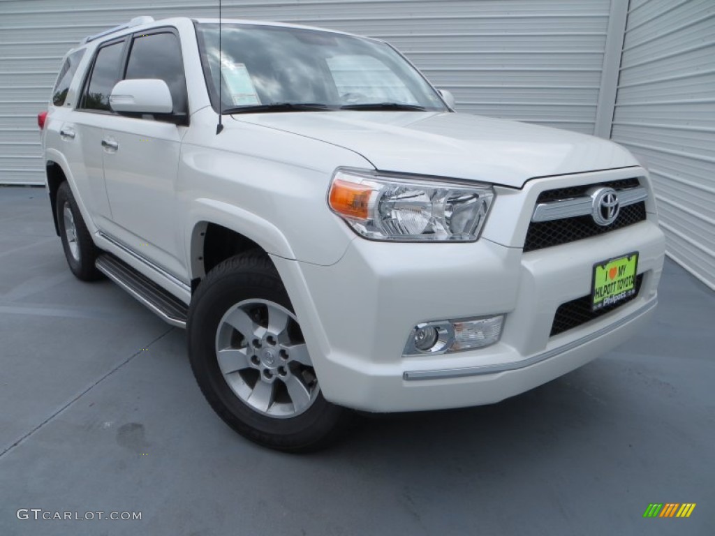 2013 4Runner SR5 - Blizzard White Pearl / Graphite photo #2