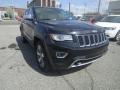 2014 Brilliant Black Crystal Pearl Jeep Grand Cherokee Overland 4x4  photo #1