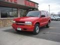 Victory Red 2002 Chevrolet Blazer LS 4x4