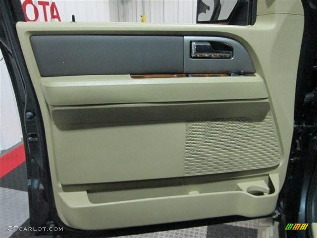 2009 Expedition Eddie Bauer - Stone Green Metallic / Greystone Leather/Camel photo #9