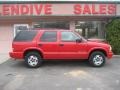 2002 Victory Red Chevrolet Blazer LS 4x4  photo #10