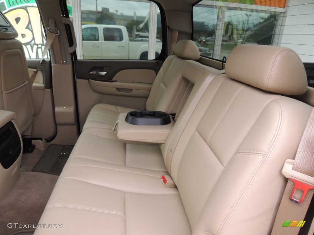 2012 Sierra 1500 SLT Crew Cab 4x4 - Summit White / Very Dark Cashmere/Light Cashmere photo #10