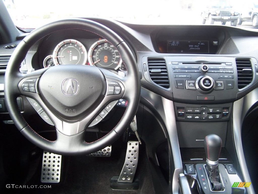 2012 Acura TSX Special Edition Sedan Ebony Dashboard Photo #80558348