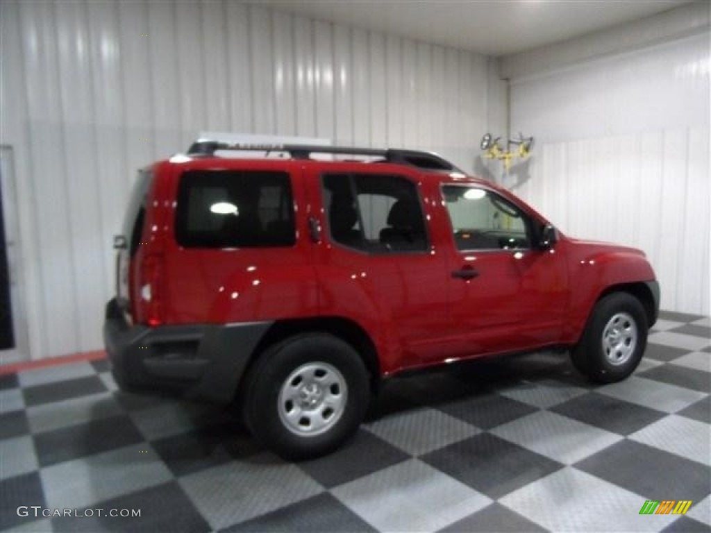 2008 Xterra S - Red Alert / Steel/Graphite photo #18