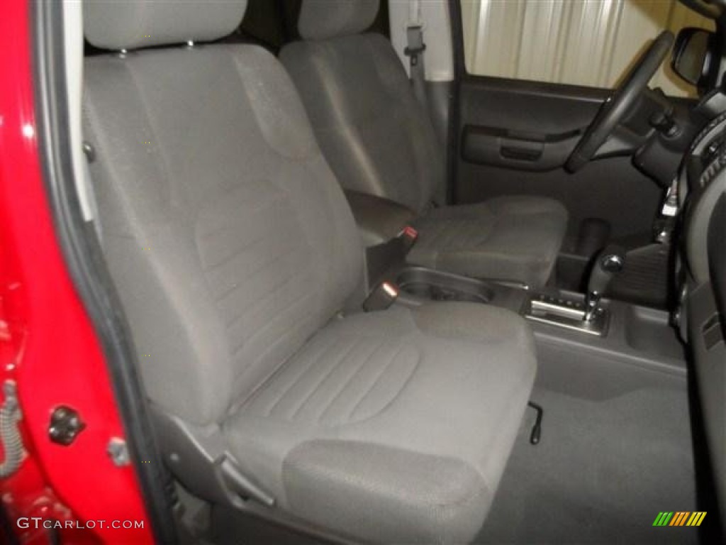 2008 Xterra S - Red Alert / Steel/Graphite photo #29