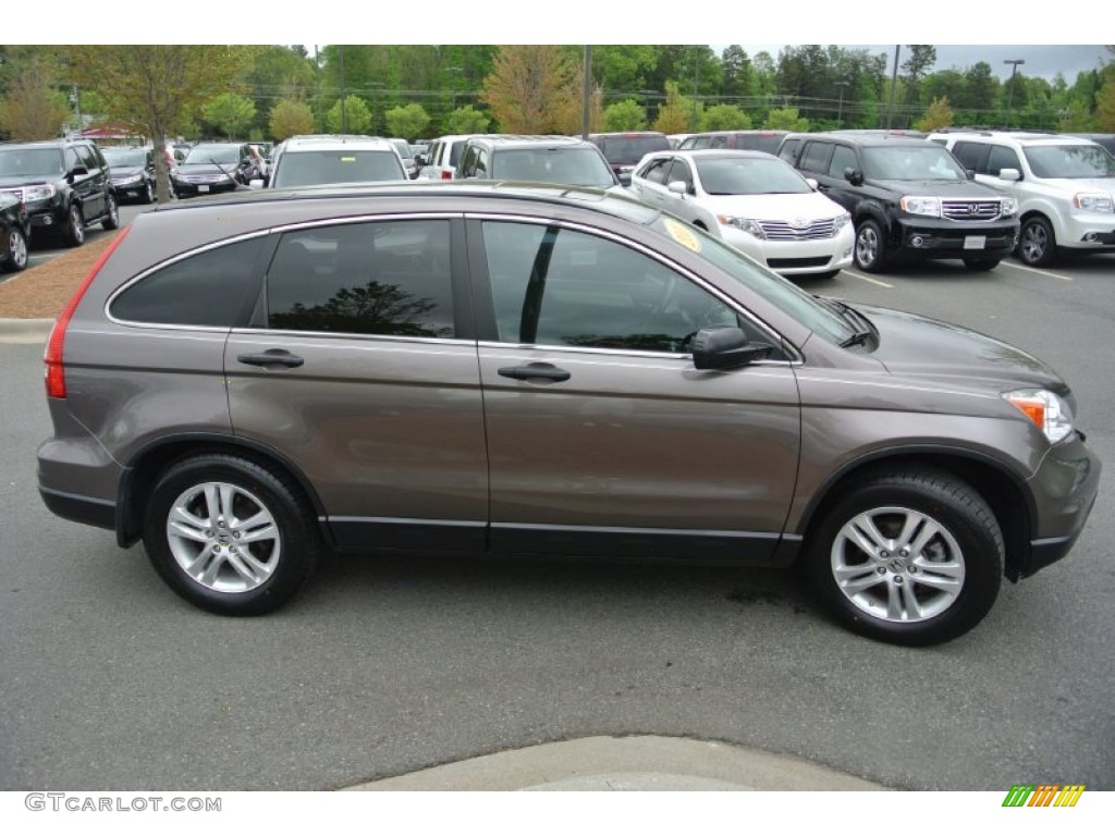 2010 CR-V EX AWD - Urban Titanium Metallic / Black photo #3