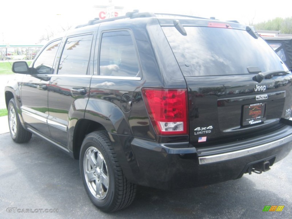 2006 Grand Cherokee Limited 4x4 - Black / Medium Slate Gray photo #3