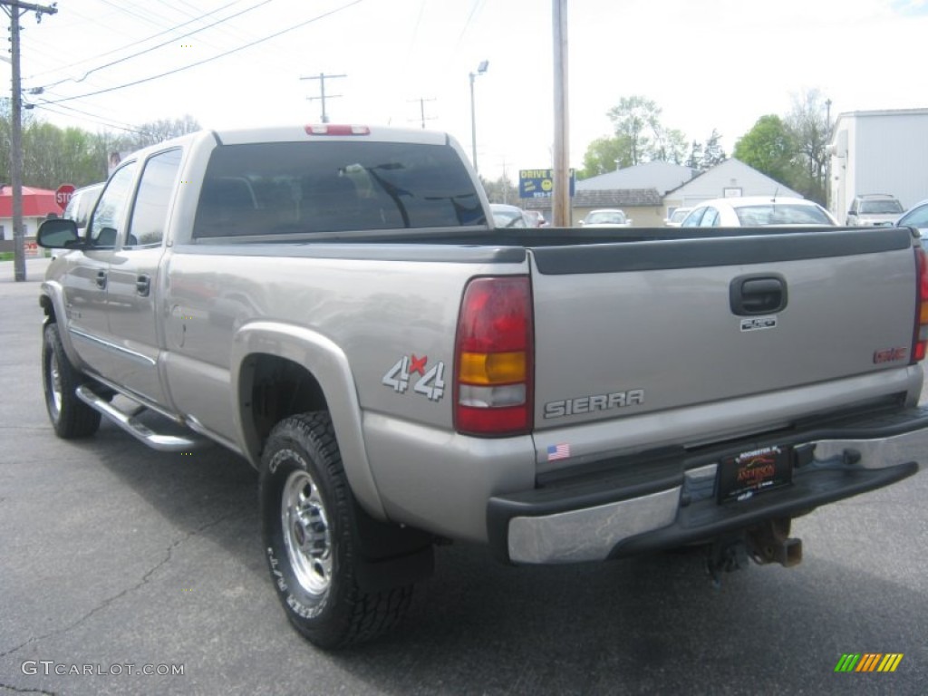 2003 Sierra 2500HD SLT Crew Cab 4x4 - Pewter Metallic / Pewter photo #4