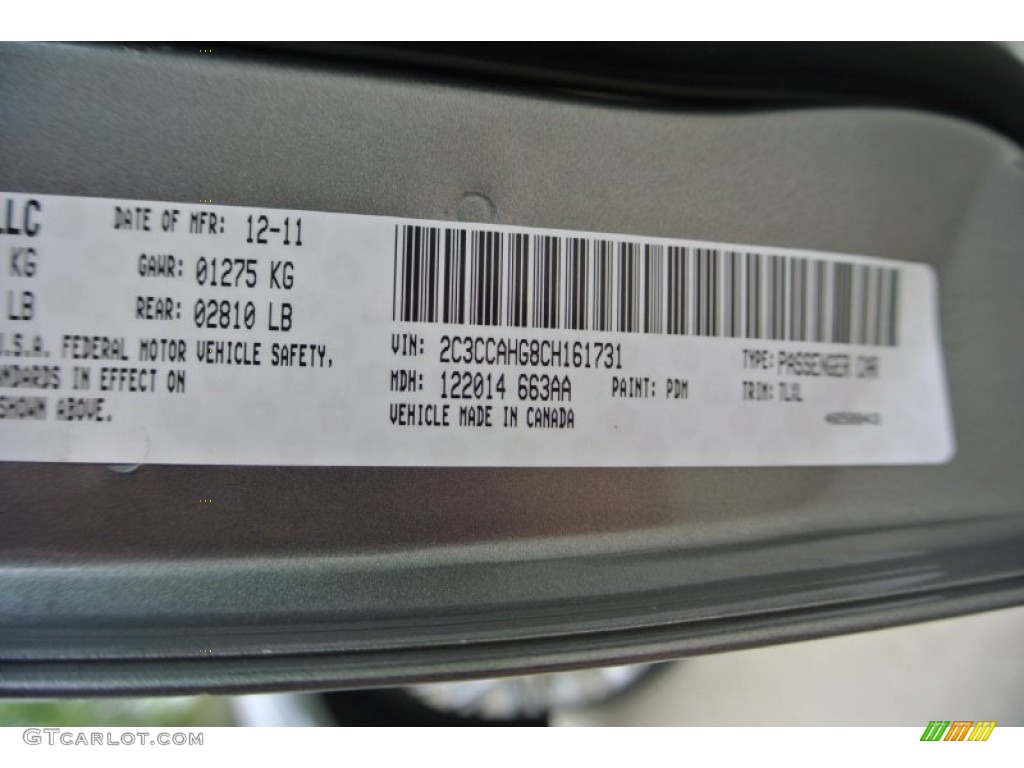 2012 300 Color Code PDM for Tungsten Metallic Photo #80560107