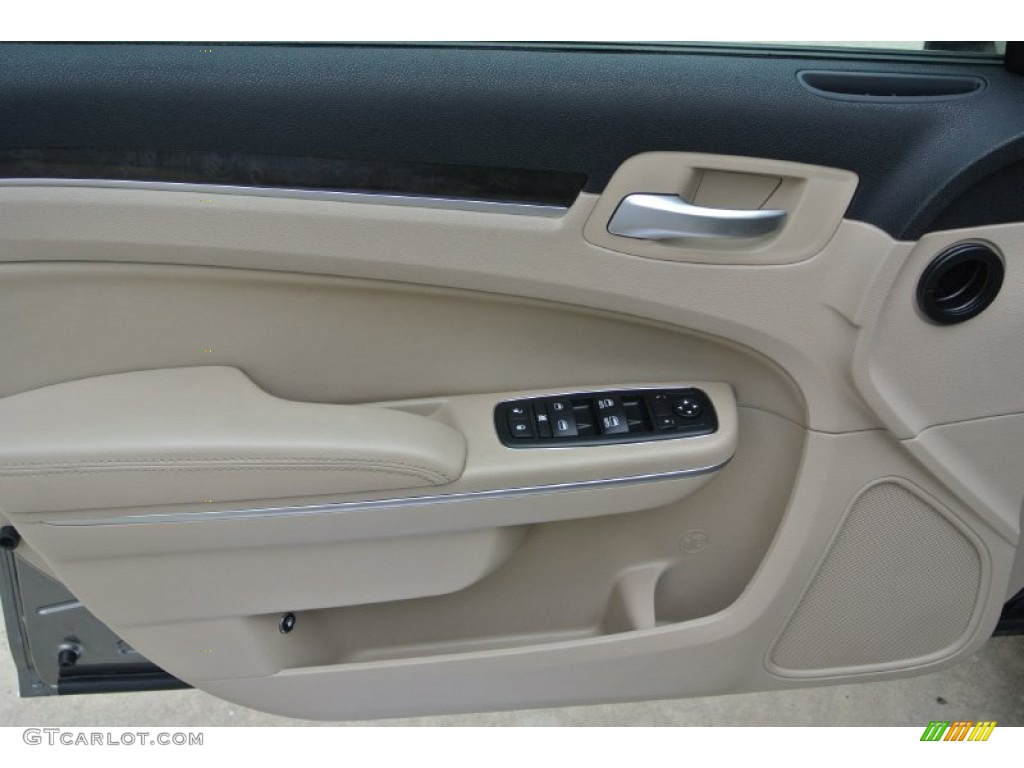 2012 Chrysler 300 Limited AWD Dark Frost Beige/Light Frost Beige Door Panel Photo #80560179