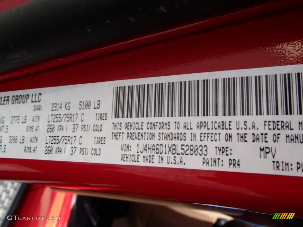 2011 Wrangler Rubicon 4x4 - Flame Red / Black/Dark Saddle photo #20