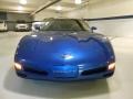 2002 Electron Blue Metallic Chevrolet Corvette Convertible  photo #2