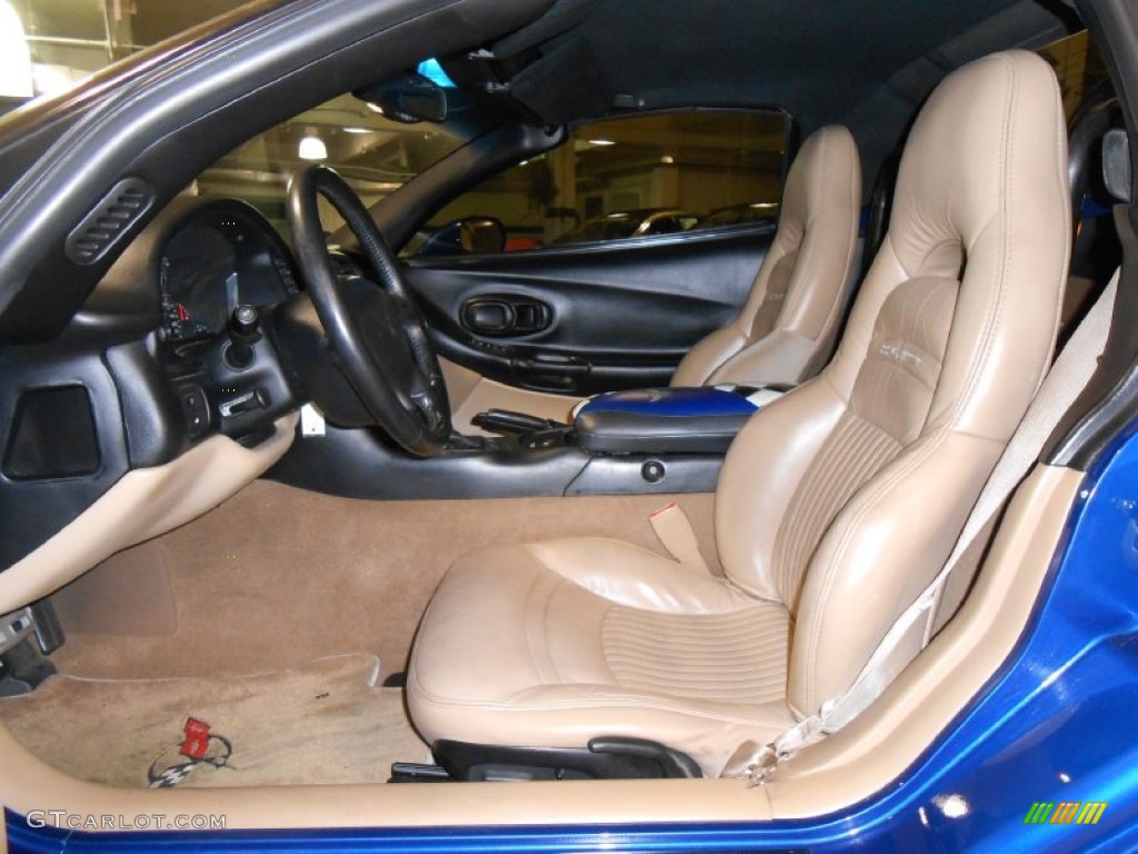2002 Corvette Convertible - Electron Blue Metallic / Light Oak photo #10