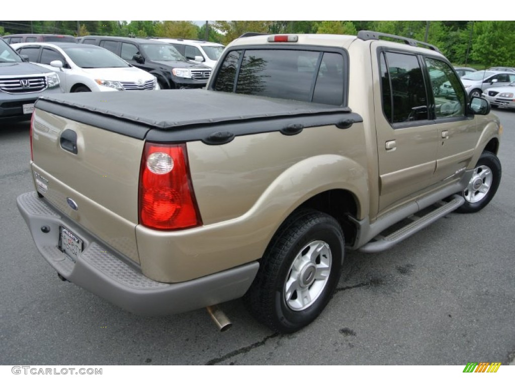 2001 Explorer Sport Trac  - Harvest Gold Metallic / Medium Prairie Tan photo #4