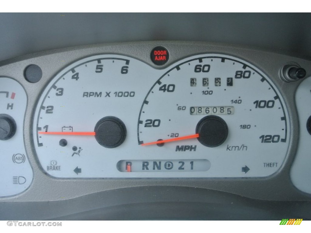 2001 Ford Explorer Sport Trac Standard Explorer Sport Trac Model Gauges Photo #80562192