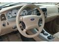 2001 Ford Explorer Sport Trac Medium Prairie Tan Interior Steering Wheel Photo