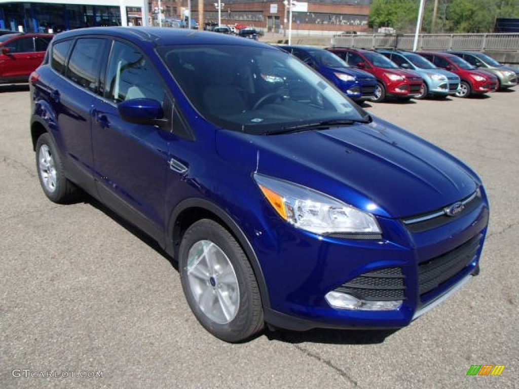 2013 Escape SE 1.6L EcoBoost 4WD - Deep Impact Blue Metallic / Medium Light Stone photo #2