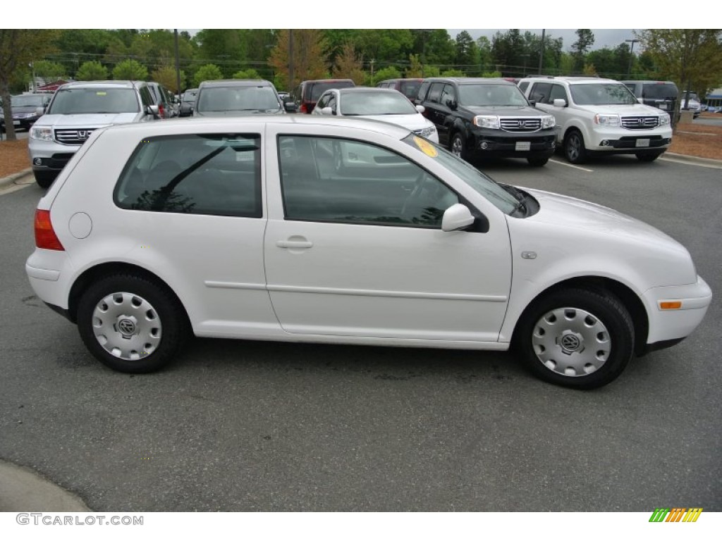 Candy White 2003 Volkswagen Golf GL 2 Door Exterior Photo #80563179