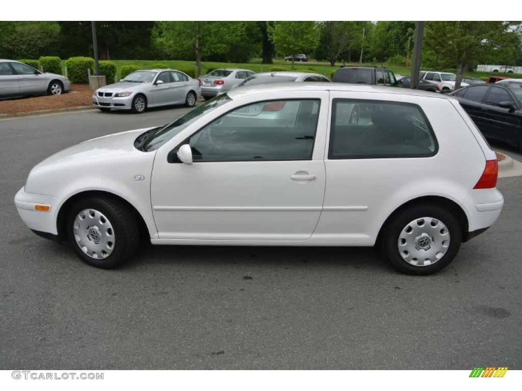 Candy White 2003 Volkswagen Golf GL 2 Door Exterior Photo #80563265