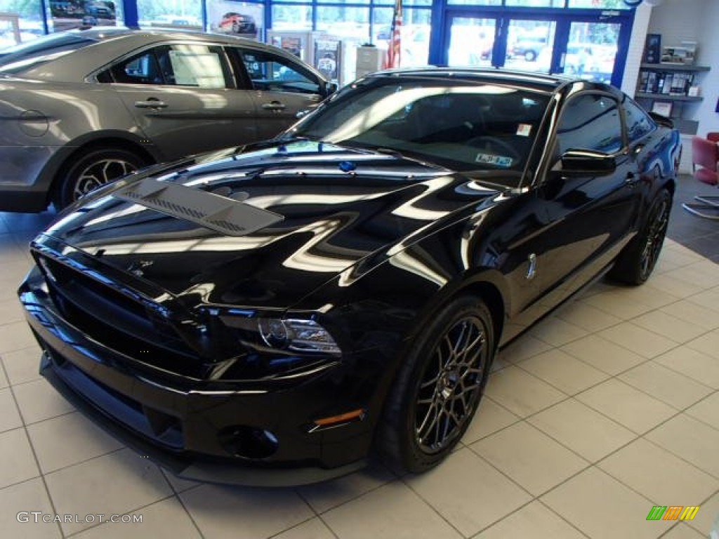 2014 Mustang Shelby GT500 SVT Performance Package Coupe - Black / Shelby Charcoal Black/Black Accents Recaro Sport Seats photo #3
