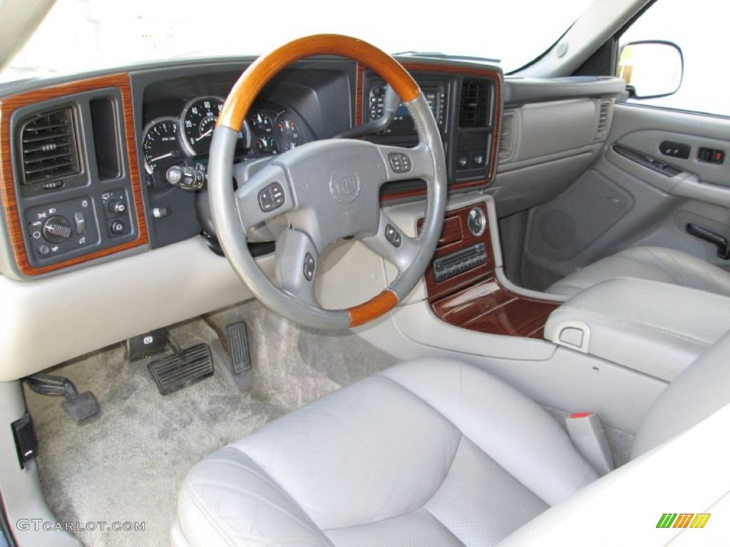 Pewter Interior 2003 Cadillac Escalade AWD Photo #80563760