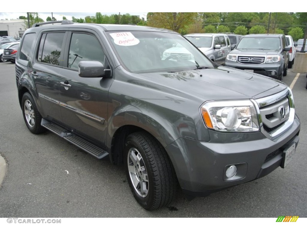 Polished Metal Metallic 2011 Honda Pilot Touring Exterior Photo #80563841