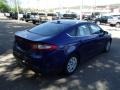 2013 Deep Impact Blue Metallic Ford Fusion S  photo #8