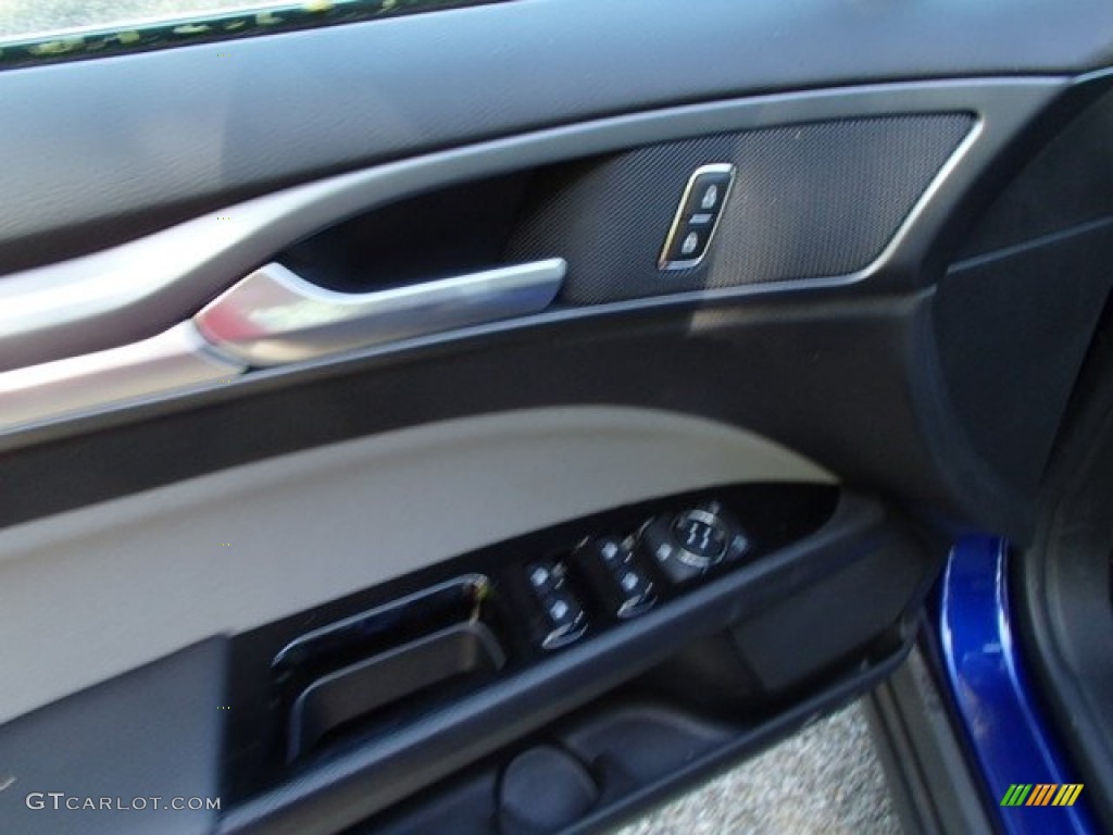 2013 Fusion S - Deep Impact Blue Metallic / Earth Gray photo #15