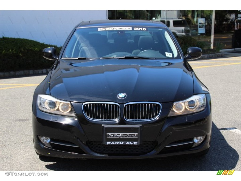 2010 3 Series 335i Sedan - Jet Black / Black photo #2