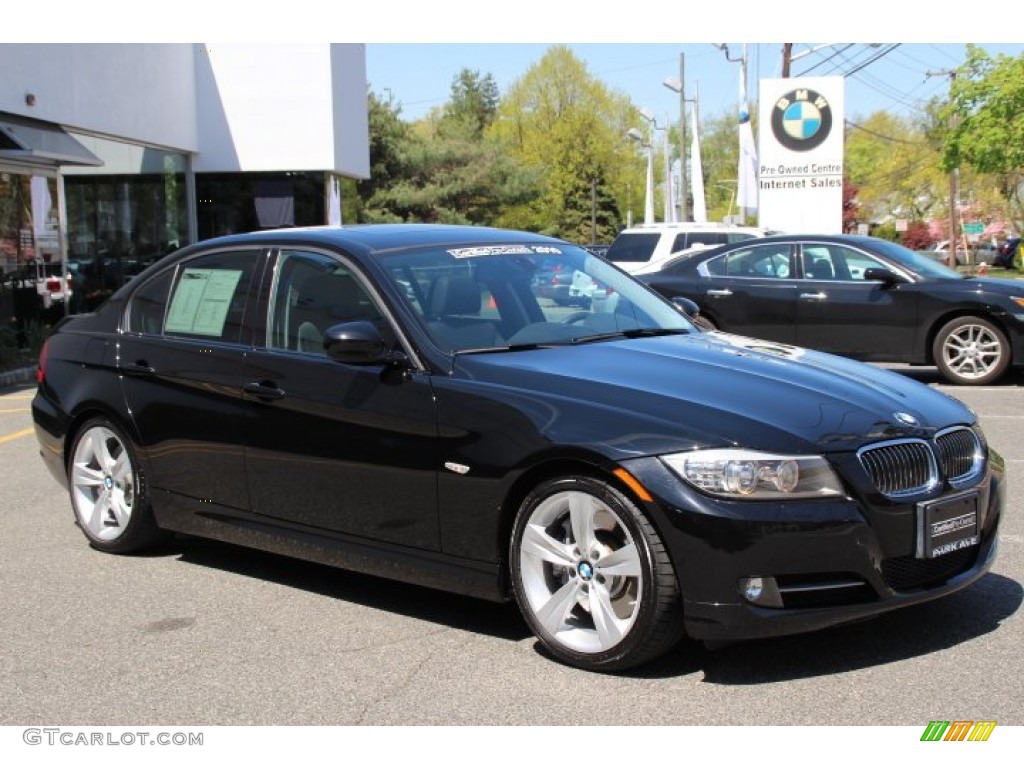2010 3 Series 335i Sedan - Jet Black / Black photo #3