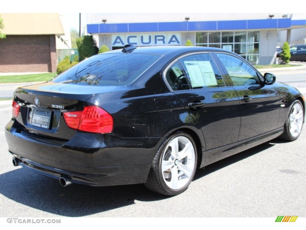 2010 3 Series 335i Sedan - Jet Black / Black photo #5