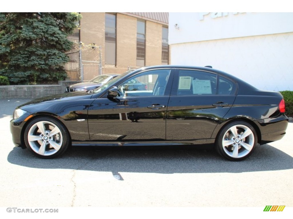 2010 3 Series 335i Sedan - Jet Black / Black photo #8