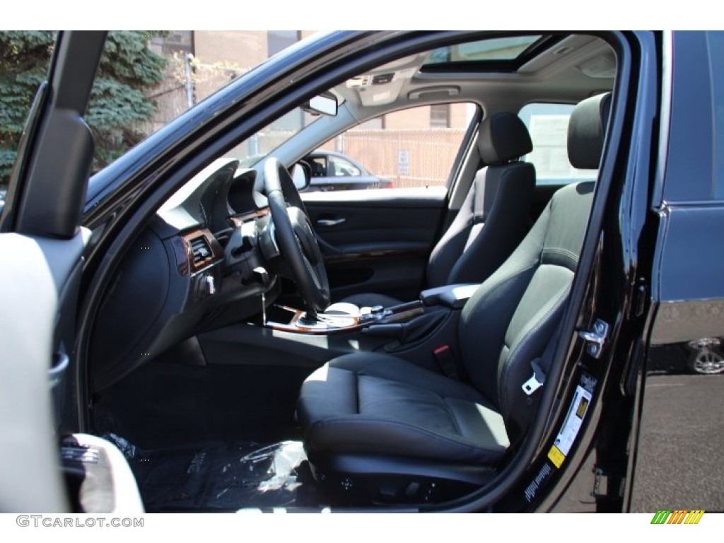 2010 3 Series 335i Sedan - Jet Black / Black photo #11