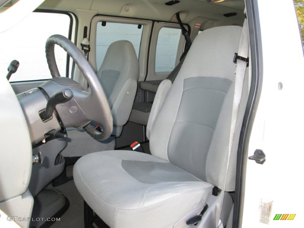 Medium Flint Grey Interior 2006 Ford E Series Van E350 XLT 15 Passenger Photo #80566048
