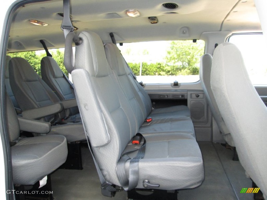 Medium Flint Grey Interior 2006 Ford E Series Van E350 XLT 15 Passenger Photo #80566121