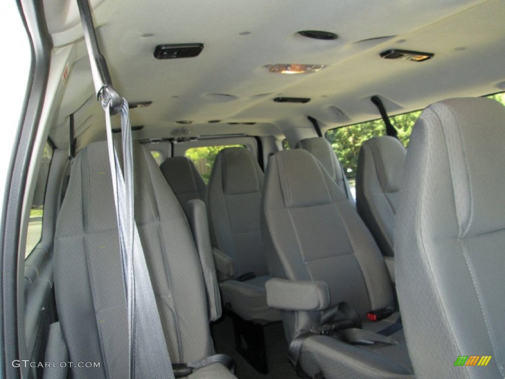 Medium Flint Grey Interior 2006 Ford E Series Van E350 XLT 15 Passenger Photo #80566188